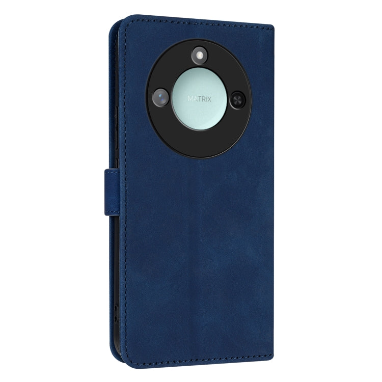 For Honor X60 AZNS Skin Feel Calf Texture Flip Leather Phone Case(Blue) - Honor Cases by AZNS | Online Shopping UK | buy2fix