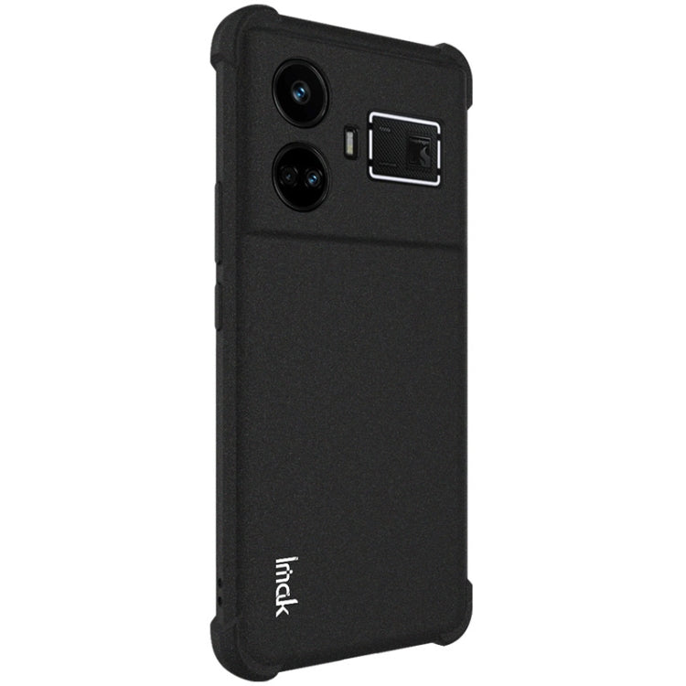 For Realme GT5 5G imak Shockproof Airbag TPU Phone Case(Matte Black) - Realme Cases by imak | Online Shopping UK | buy2fix