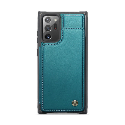 For Samsung Galaxy Note20 Ultra CaseMe C22 Card Slots Holder RFID Anti-theft Phone Case(Blue Green) - Galaxy Note20 Ultra Cases by CaseMe | Online Shopping UK | buy2fix