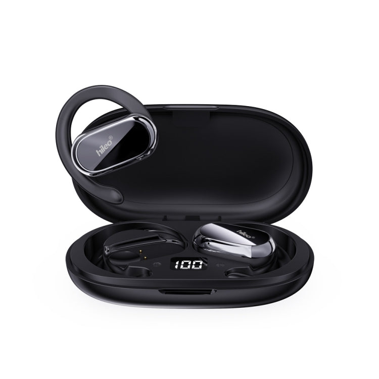 Hileo Hi92 LED Display TWS Wireless Bluetooth IPX5 Waterproof Noise Reduction Earphone(Black) - Sport Earphone by Hileo | Online Shopping UK | buy2fix