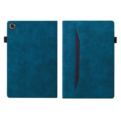 For Samsung Galaxy Tab A9 Splicing Shockproof Leather Tablet Case(Blue) - Galaxy Tab A9 by buy2fix | Online Shopping UK | buy2fix