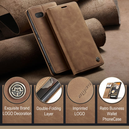 For Google Pixel 6A CaseMe 013 Multifunctional Horizontal Flip Leather Phone Case(Brown) - Google Cases by CaseMe | Online Shopping UK | buy2fix