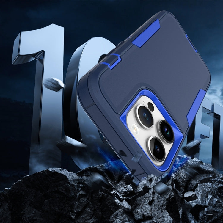 For iPhone 16 Plus 2 in 1 Magnetic PC + TPU Phone Case(Royal Blue+Dark Blue) - iPhone 16 Plus Cases by buy2fix | Online Shopping UK | buy2fix