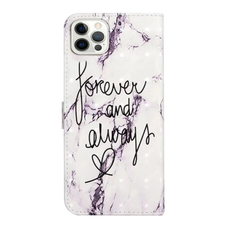 For iPhone 16 Pro Oil Embossed 3D Drawing Leather Phone Case(Words Marble) - iPhone 16 Pro Cases by buy2fix | Online Shopping UK | buy2fix