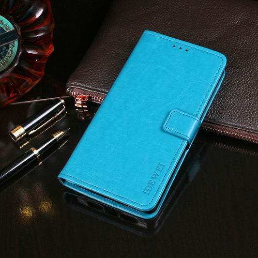 For Huawei Honor 30 Pro+ idewei Crazy Horse Texture Horizontal Flip Leather Case with Holder & Card Slots & Wallet(Sky Blue) - Honor Cases by idewei | Online Shopping UK | buy2fix