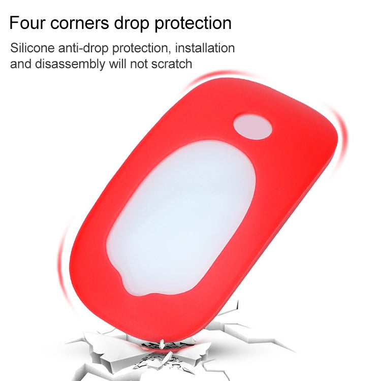 For Apple Magic Mouse 1 / 2 Mouse Silicone Protective Case(Red) - Protective Bags by buy2fix | Online Shopping UK | buy2fix