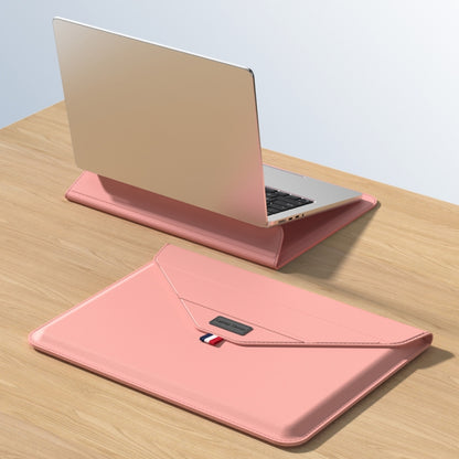 For 15.4/15.6/16.1 inch Envelope Holder Laptop Sleeve Bag(Pink) - 15.6 - 17 inch by buy2fix | Online Shopping UK | buy2fix