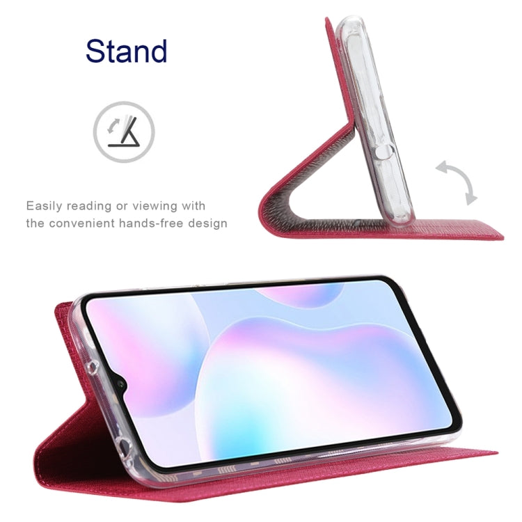 For Samsung Galaxy S23 FE 5G ViLi DMX Series TPU + PU Leather Magnetic Phone Case(Rose Red) - Galaxy S23 FE 5G Cases by ViLi | Online Shopping UK | buy2fix