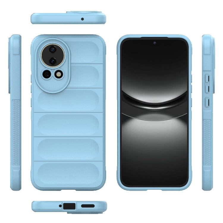 For Huawei nova 12 5G Magic Shield TPU + Flannel Phone Case(Light Blue) - Huawei Cases by buy2fix | Online Shopping UK | buy2fix