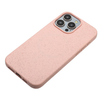 For iPhone 14 Pro Max Wheat MagSafe Magnetic Straw Material + TPU Phone Case(Pink) - iPhone 14 Pro Max Cases by buy2fix | Online Shopping UK | buy2fix