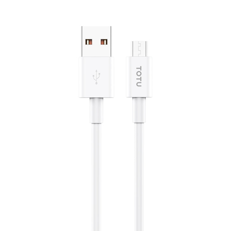 TOTU CB-9-M 12W USB to Micro USB TPE Data Cable, Length: 1m(White) - Micro USB Cable by TOTUDESIGN | Online Shopping UK | buy2fix