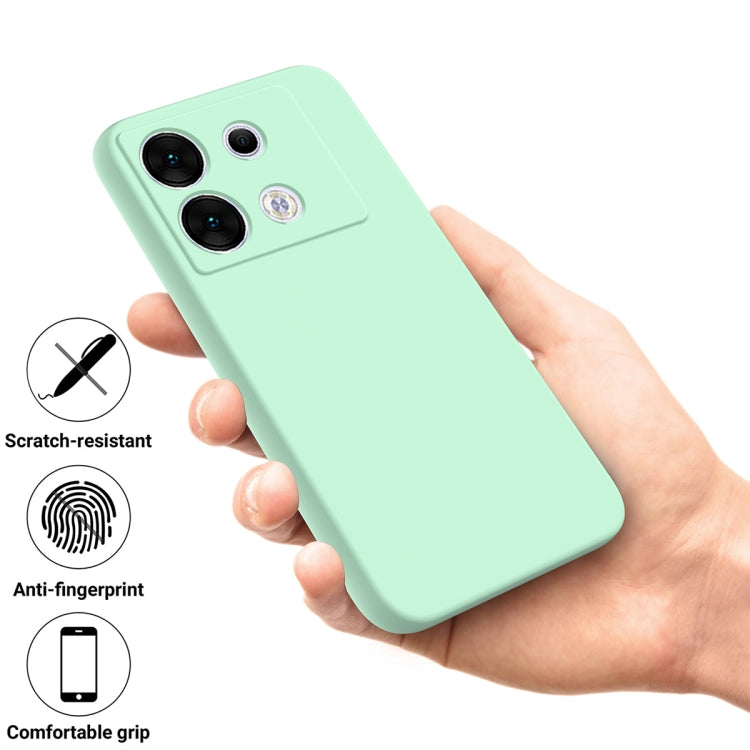 For Infinix Zero 30 5G Solid Color Liquid Silicone Dropproof Full Coverage Protective Case(Green) - Infinix Cases by buy2fix | Online Shopping UK | buy2fix