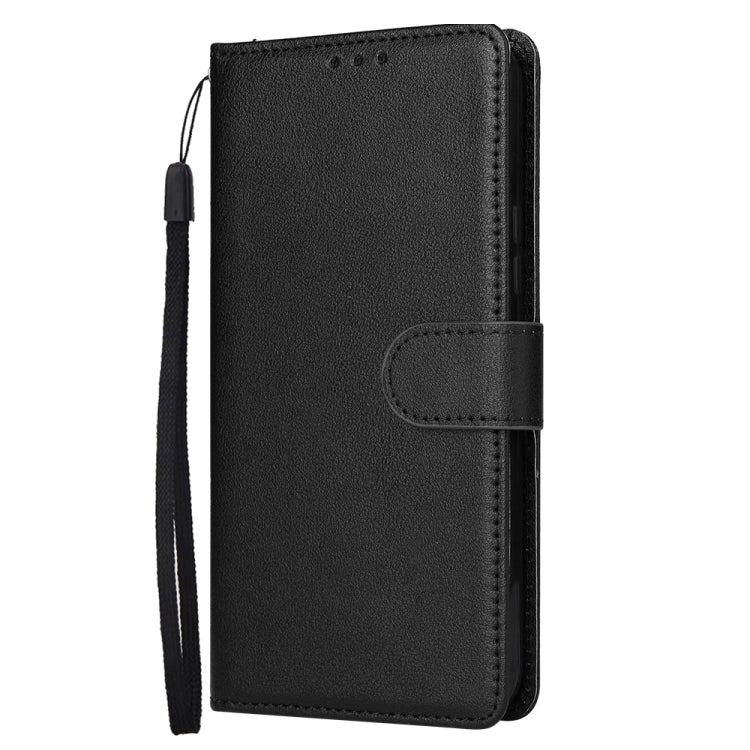 For Samsung Galaxy S24 5G 3-Card Slots Multifunctional Leather Phone Case(Black) - Galaxy S24 5G Cases by buy2fix | Online Shopping UK | buy2fix