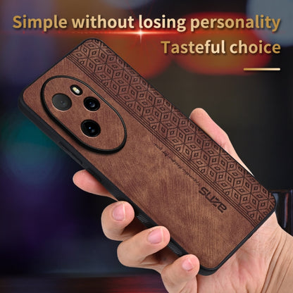 For Honor 100 Pro AZNS 3D Embossed Skin Feel Phone Case(Purple) - Honor Cases by AZNS | Online Shopping UK | buy2fix