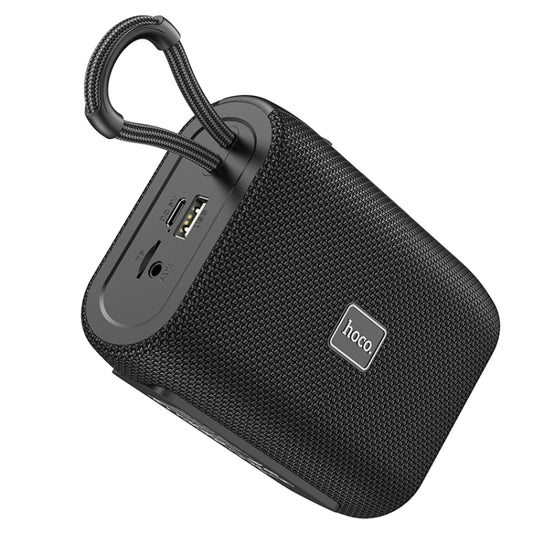 hoco HC15 Poise 2 in 1 TWS Bluetooth 5.3 Speaker + Earphone Support TF Card / AUX / FM(Black) - Desktop Speaker by hoco | Online Shopping UK | buy2fix