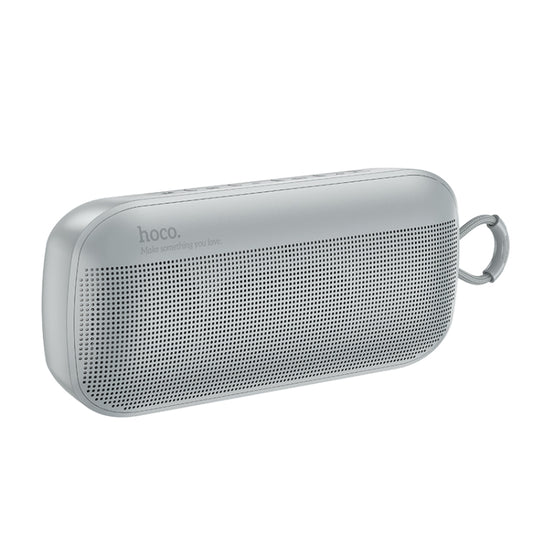 hoco HC21 Shadow Outdoor Bluetooth 5.2 Speaker Support TF Card / FM / TWS(Grey) - Desktop Speaker by hoco | Online Shopping UK | buy2fix