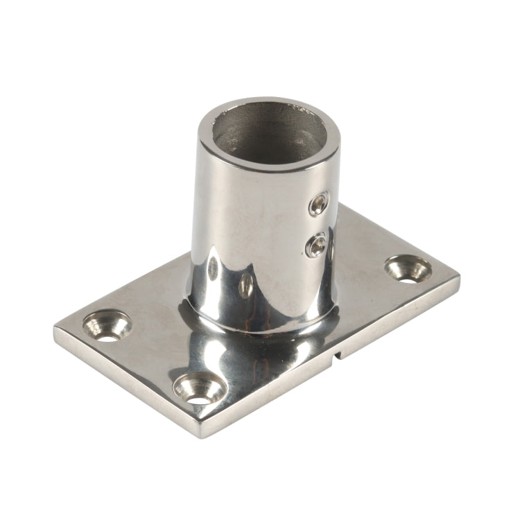 A8767 Ship / Yacht 316 Stainless Steel 90 Degree Square Tube Holder with Screws + Wrench(Silver) - Marine Accessories & Parts by buy2fix | Online Shopping UK | buy2fix