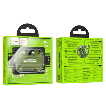 hoco EW55 True Wireless Bluetooth Gaming Earphone(Army Green) - Bluetooth Earphone by hoco | Online Shopping UK | buy2fix