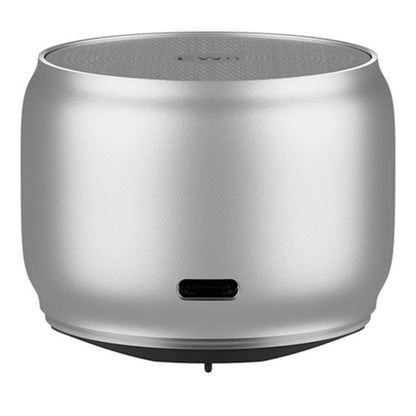 EWA A126 Mini Bluetooth 5.0 Bass Radiator Metal Speaker(Sliver) - Mini Speaker by EWA | Online Shopping UK | buy2fix