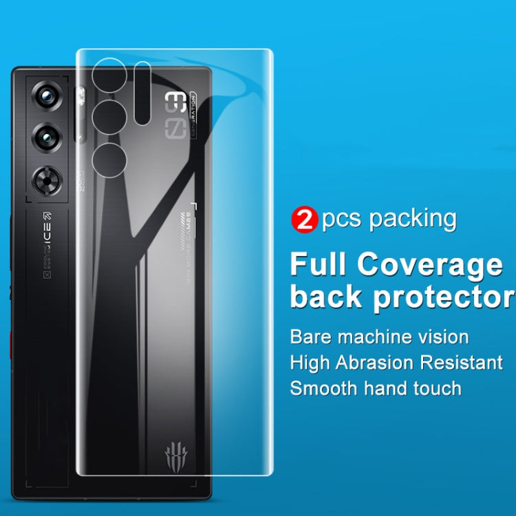 For ZTE nubia Red Magic 9 Pro+ 2pcs imak Curved Hydrogel Film Pnone Back Protector - ZTE Tempered Glass by imak | Online Shopping UK | buy2fix