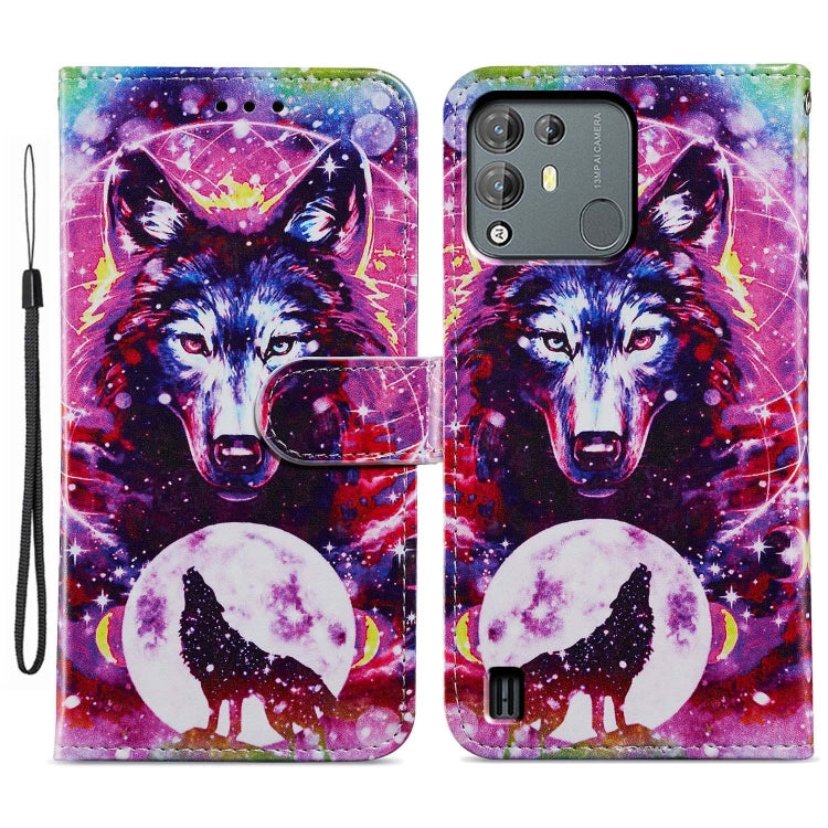 For Blackview A55 Pro Painted Pattern Horizontal Flip Leather Phone Case(Wolf Totem) - More Brand by buy2fix | Online Shopping UK | buy2fix