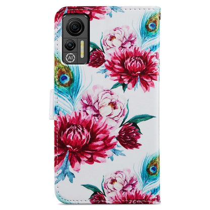 For Ulefone Note 14 Painted Pattern Horizontal Flip Leather Phone Case(Peacock Flower) - Ulefone Cases by buy2fix | Online Shopping UK | buy2fix