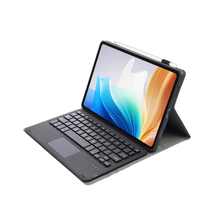 For OnePlus Pad Go / OPPO Pad Air2 / Neo OP14-A TPU Ultra-thin Detachable Bluetooth Keyboard Leather Case with Touchpad(Black) - Others Keyboard by buy2fix | Online Shopping UK | buy2fix