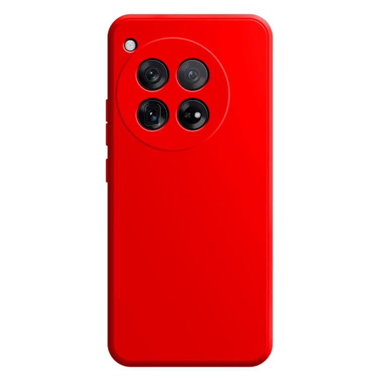 For OnePlus 12 Imitation Liquid Silicone Phone Case(Red) - OnePlus Cases by buy2fix | Online Shopping UK | buy2fix