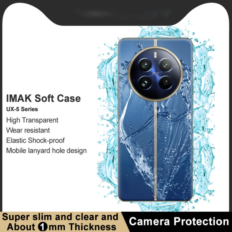 For Realme 12 Pro 5G/12 Pro+ 5G imak UX-5 Series Transparent Shockproof TPU Protective Case(Transparent) - Realme Cases by imak | Online Shopping UK | buy2fix