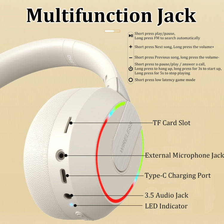 L850 Foldable ENC Noise Reduction Wireless Bluetooth Earphone with Microphone(Black) - Headset & Headphone by buy2fix | Online Shopping UK | buy2fix