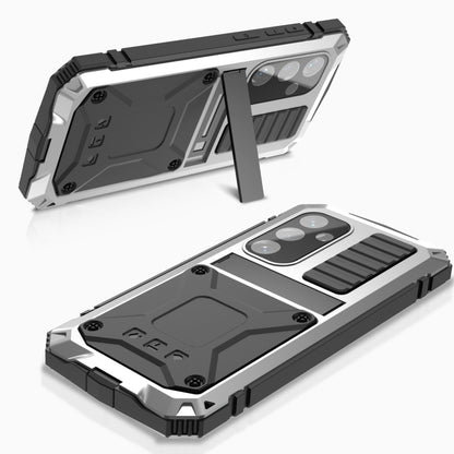 For Samsung Galaxy S24+ 5G R-JUST Life Waterproof Dustproof Shockproof Phone Case(Silver) - Galaxy S24+ 5G Cases by R-JUST | Online Shopping UK | buy2fix