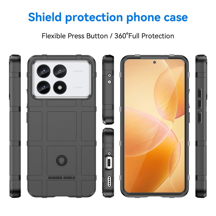 For Xiaomi Redmi K70 Full Coverage Shockproof TPU Phone Case(Black) - K70 Cases by buy2fix | Online Shopping UK | buy2fix