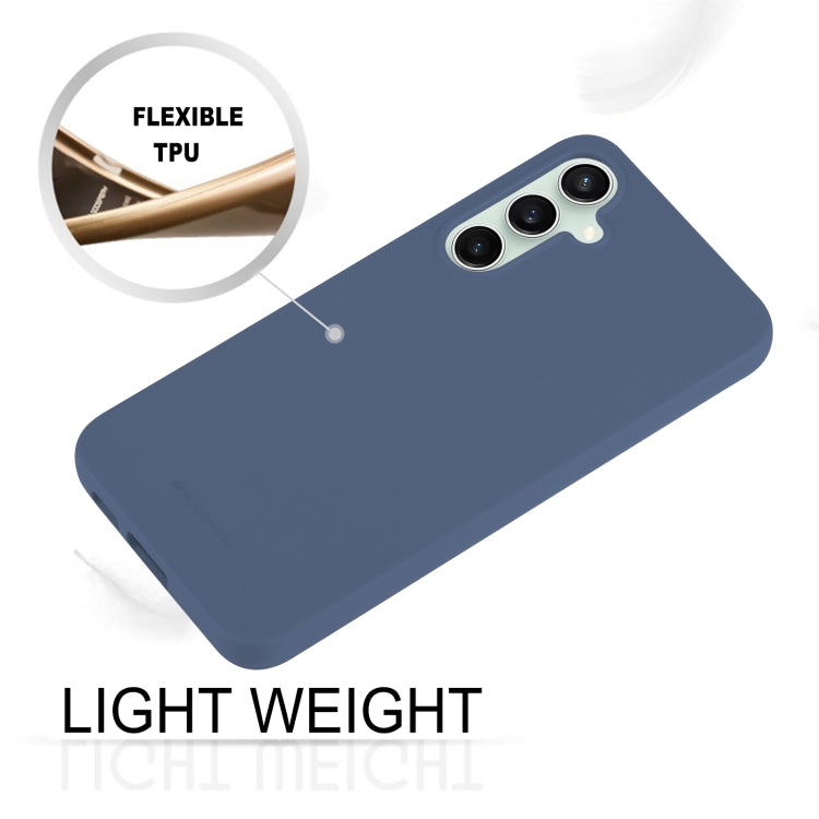For Samsung Galaxy S23 FE 5G GOOSPERY SOFT FEELING Liquid TPU Soft Phone Case(Dark Blue) - Galaxy S23 FE 5G Cases by GOOSPERY | Online Shopping UK | buy2fix