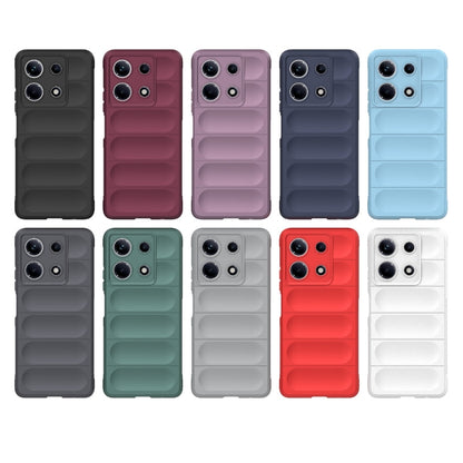 For Infinix Note 30 4G Magic Shield TPU + Flannel Phone Case(Grey) - Infinix Cases by buy2fix | Online Shopping UK | buy2fix