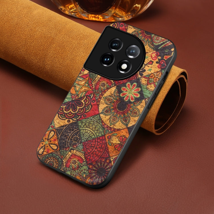 For OnePlus 11 Four Seasons Flower Language Series TPU Phone Case(Autumn Yellow) - OnePlus Cases by buy2fix | Online Shopping UK | buy2fix