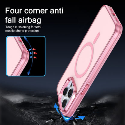 For iPhone 15 Plus Electroplated IMD Magsafe PC Hybrid TPU Phone Case(Pink) - iPhone 15 Plus Cases by buy2fix | Online Shopping UK | buy2fix