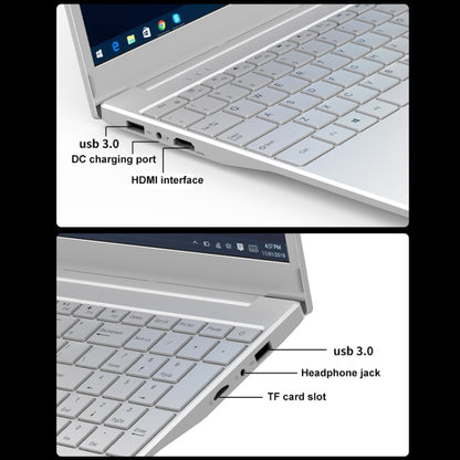 V8 15.6 inch Ultrathin Laptop, 32GB+128GB, Windows 10 Intel Processor N95 Quad Core(Silver) - Others by buy2fix | Online Shopping UK | buy2fix