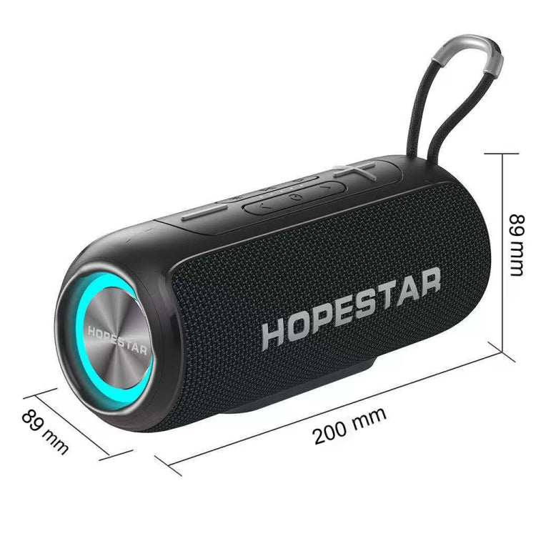 HOPESTAR P26 Outdoor Portable lPX6 Waterproof Dazzling Bluetooth Speaker(Red) - Waterproof Speaker by HOPESTAR | Online Shopping UK | buy2fix