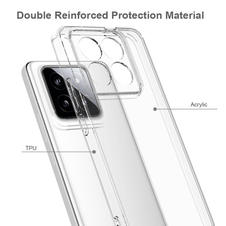 For Xiaomi 14 Pro Scratchproof Acrylic TPU Phone Case(Transparent) - 14 Pro Cases by buy2fix | Online Shopping UK | buy2fix