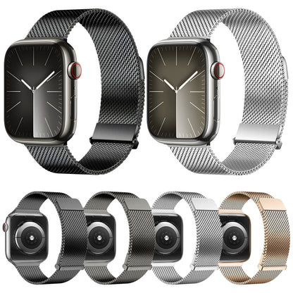 For Apple Watch Ultra 49mm DUX DUCIS Milanese Pro Series Stainless Steel Watch Band(Silver) - Watch Bands by DUX DUCIS | Online Shopping UK | buy2fix