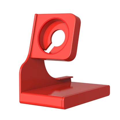 For Apple Watch Series Smart Watch Charging Stand PC Base(Red) - Charger / Holder by buy2fix | Online Shopping UK | buy2fix