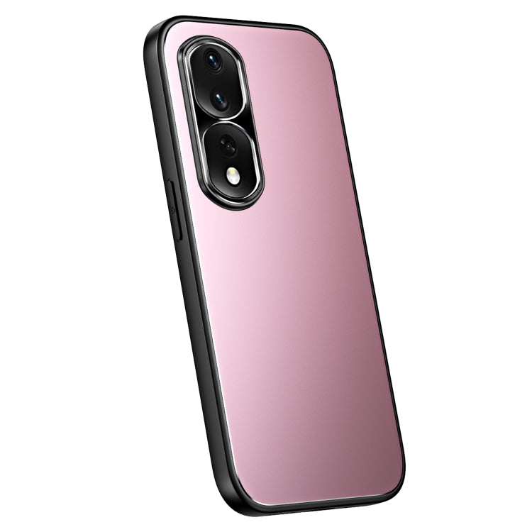 For Honor 80 Pro R-JUST RJ-61 Electroplating Frosted TPU + PC Phone Case(Pink) - Honor Cases by R-JUST | Online Shopping UK | buy2fix