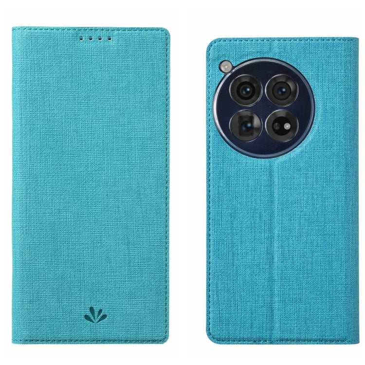 For OnePlus 12 ViLi DMX Series Shockproof TPU + PU Leather Magnetic Attraction Horizontal Flip Case(Blue) - OnePlus Cases by ViLi | Online Shopping UK | buy2fix