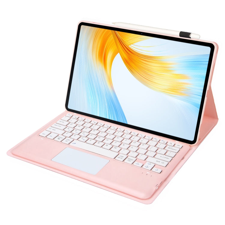 For Huawei MatePad Pro 13.2 inch AH18-A Detachable Bluetooth Keyboard Leather Tablet Case with Touch(Pink) - Huawei Keyboard by buy2fix | Online Shopping UK | buy2fix