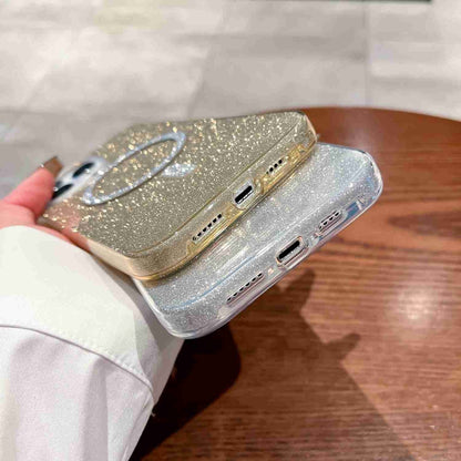 For iPhone 13 Pro Glitter MagSafe Magnetic TPU Phone Case(Silver) - iPhone 13 Pro Cases by buy2fix | Online Shopping UK | buy2fix