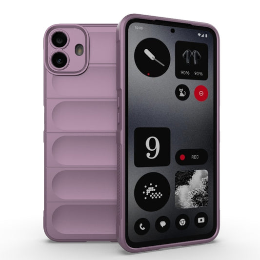 For Nothing CMF Phone 1 Magic Shield TPU + Flannel Phone Case(Purple) - More Brand by buy2fix | Online Shopping UK | buy2fix