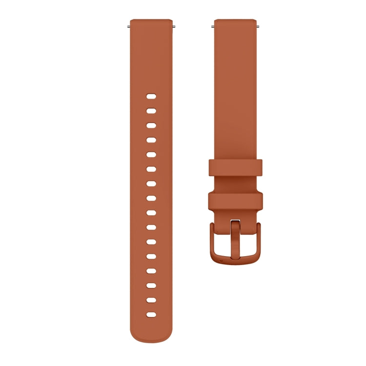 For Garmin Lily 2 Silicone Watch Band Wristband(Mocha Brown) - Watch Bands by buy2fix | Online Shopping UK | buy2fix