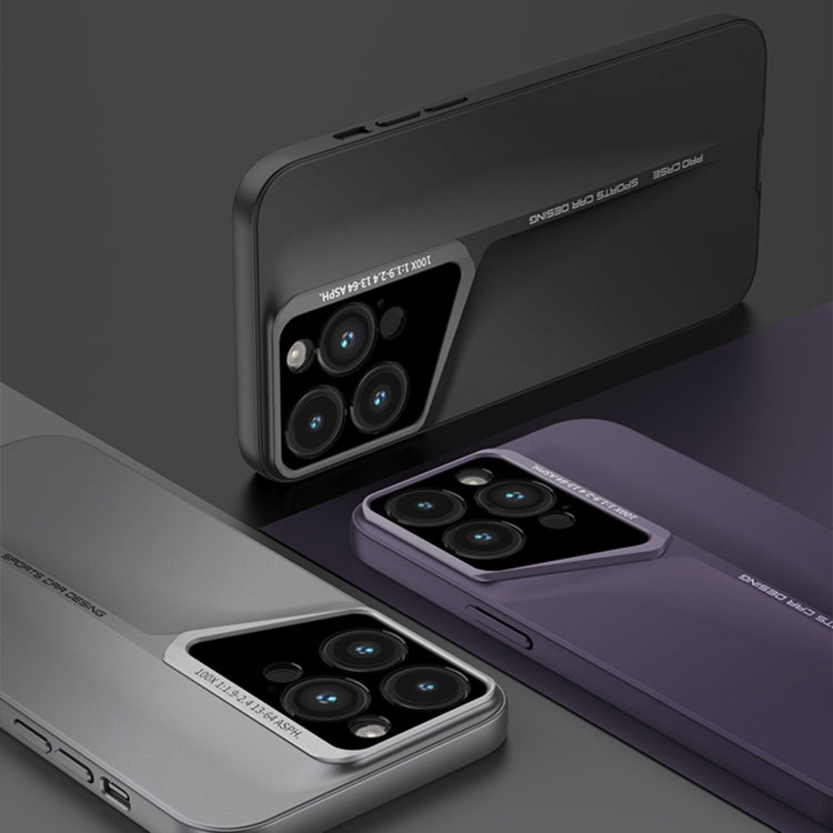 For iPhone 15 GKK Blade Ultra-thin Full Coverage Phone Case(Purple) - iPhone 15 Cases by GKK | Online Shopping UK | buy2fix