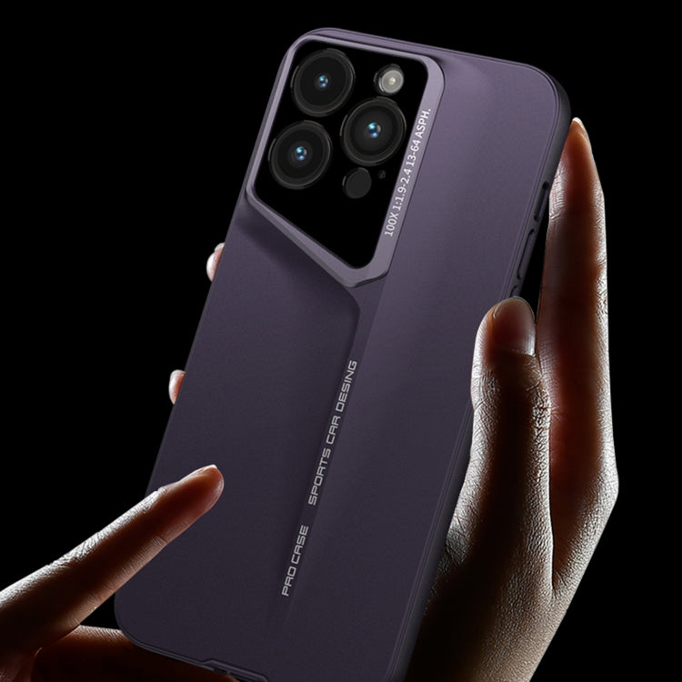 For iPhone 15 GKK Blade Ultra-thin Full Coverage Phone Case(Purple) - iPhone 15 Cases by GKK | Online Shopping UK | buy2fix