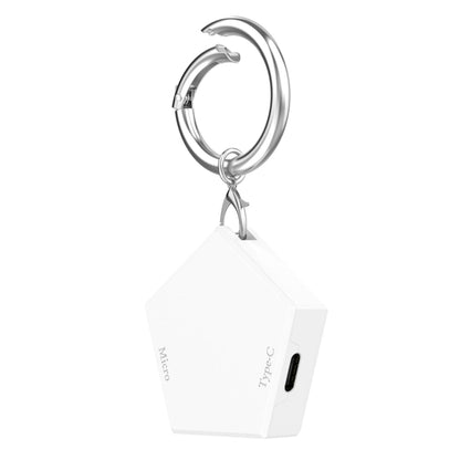 For OPPO Watch X / OnePlus Watch 2 Portable Smart Watch Charger(White) - Charger by buy2fix | Online Shopping UK | buy2fix